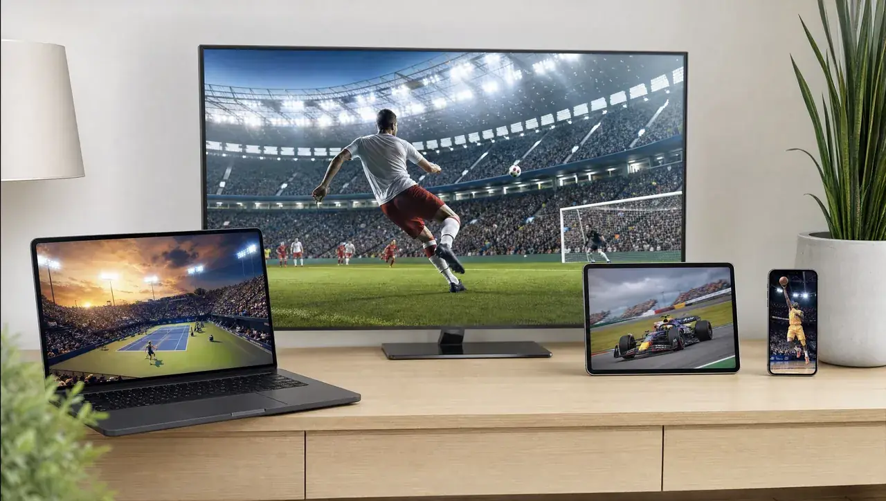 IPTV subscription Canada streaming live sports on Smart TV, laptop, tablet and phone